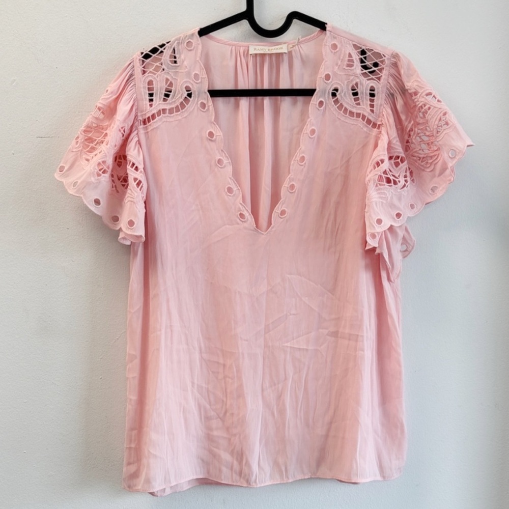 Ramy Brook Rochelle Pink Top - Picture 2 of 6